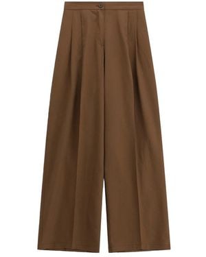 Imperial Wide Trousers - Brown