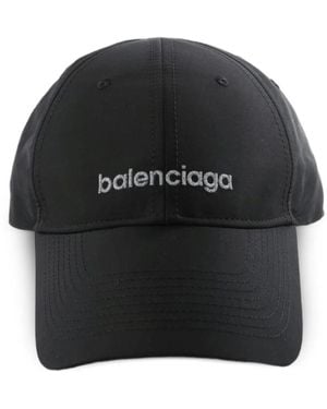 Balenciaga Techwear-Baseballkappe Mit Reflexeffekt - Schwarz