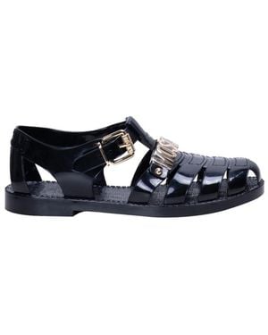 Moschino Flat Sandals - Blue