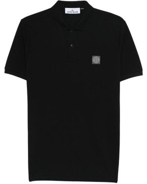 Stone Island Polo Shirts - Negro
