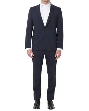 Dolce & Gabbana Kostuums ,Blauw ,Single Breasted Suits
