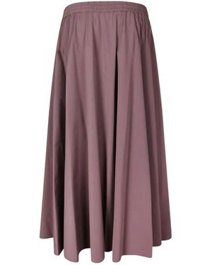 Herno Midi Skirts - Morado