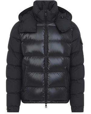 Moncler Jassen ,Zwart ,Nylon Maya Jacket
