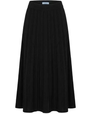 Malo Midi Skirts - Negro