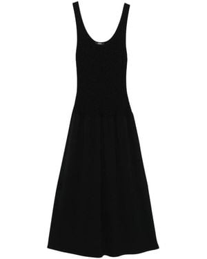 Theory Midi Dresses - Black