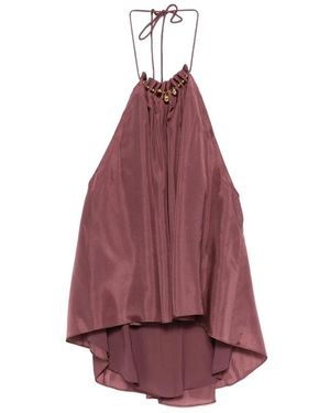 Zimmermann Sleeveless Tops - Red