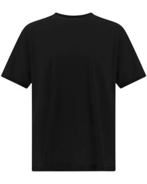 Herno Jersey crepe t-shirt in schwarz