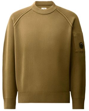 C.P. Company Round-Neck Knitwear - Green