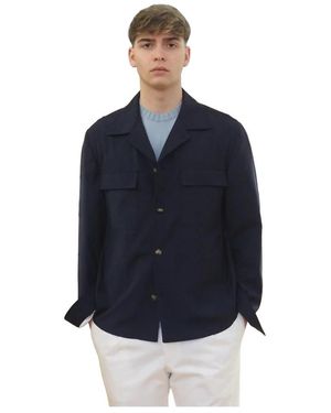 Barba Napoli Sahariana Jas - Blauw