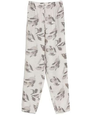 Emporio Armani Wide Trousers - Grey