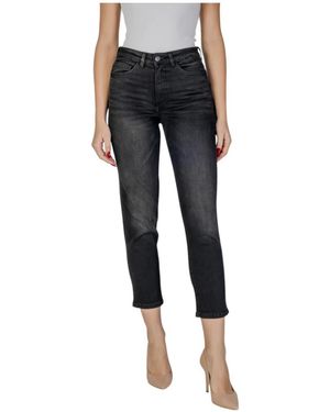 Ichi Cropped Jeans - Blue