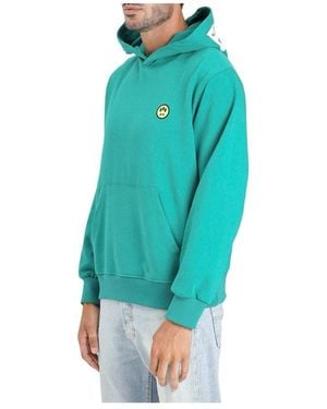 Barrow Hoodies & Sweatvesten ,Groen ,Katoen Hoodie - Blauw