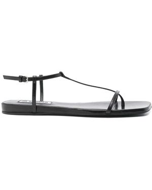 Jil Sander Flat Sandals - Marron