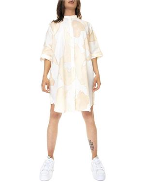 Levi's Kleedjes ,Veelkleurig ,Katoen Shirt Dress - Naturel