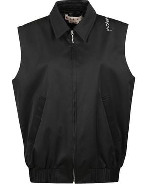 Marni Waistcoats - Black