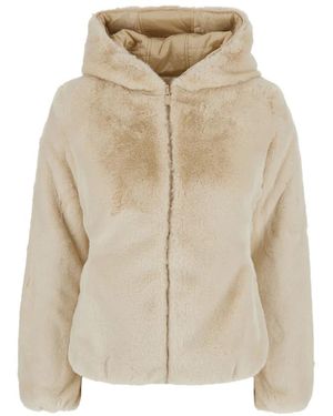 Save The Duck Faux Fur & Shearling Jackets - Naturel
