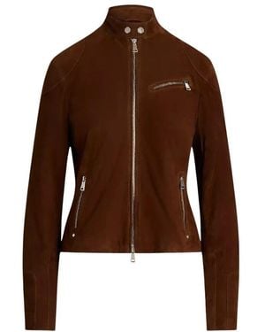 Ralph Lauren Leather Jackets - Brown