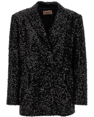 Le twins Como Double-Breasted Blazer - Zwart