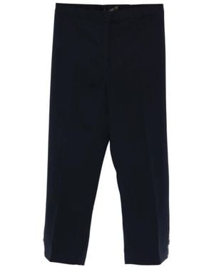 Marina Rinaldi Cropped Trousers - Black