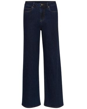 Kaffe Wide Jeans - Blu