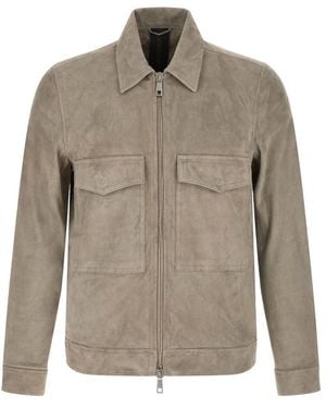 Giorgio Brato Leather Jackets - Gris