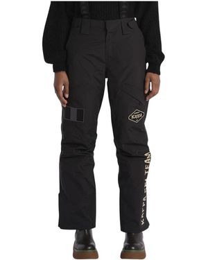 Kappa Broeken ,Zwart ,Nylon Skibroek
