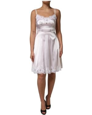 Dolce & Gabbana Short Dresses - Purple