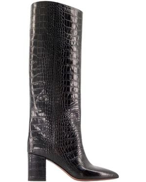 Paris Texas Heeled Boots - Black