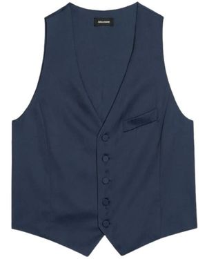Zadig & Voltaire Waistcoats - Blue