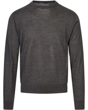 Canali Trui Met Ronde Hals - Grijs