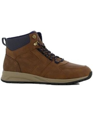 Corina Lace-Up Boots - Brown