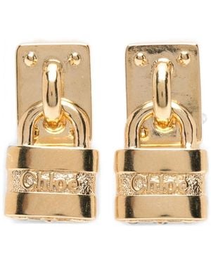 Chloé Earrings - Metallic