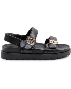 Tory Burch Flat Sandals - Black