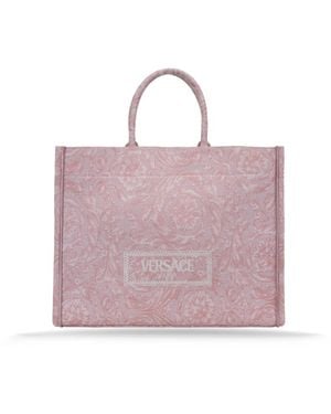 Versace Tote Bags - Purple