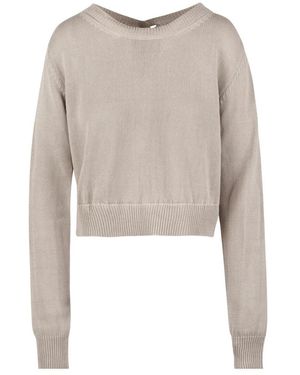 Jucca Round-Neck Knitwear - Naturel