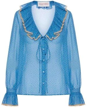 Valentino Garavani Blouses - Blue
