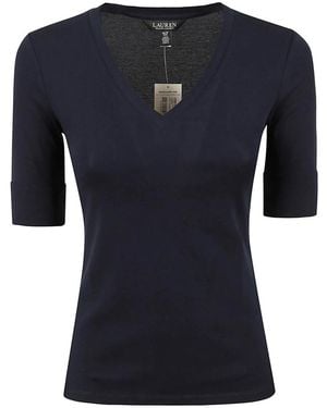 Ralph Lauren V-Neck Truien - Blauw