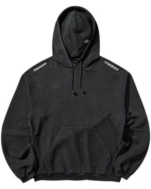 Umbro Fitness ,Zwart ,Katoen Lasered Masked Hoodie