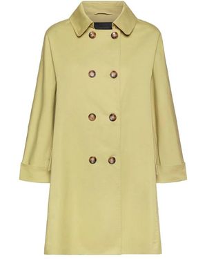 Elena Miro Double-Breasted Coats - Amarillo