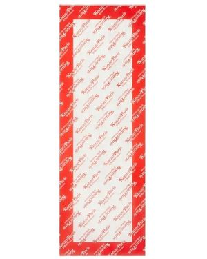 KENZO Verdy kollaboration bicolor schal - Rot