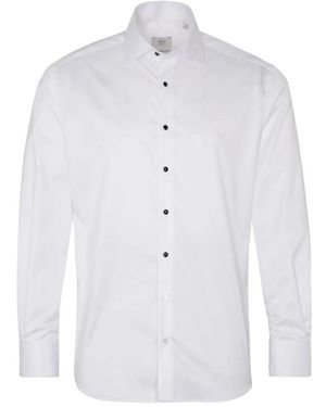 Eterna Luxury Shirt Twill Langarm - Blau