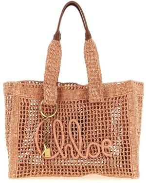 Chloé Tote Bags - Marrone