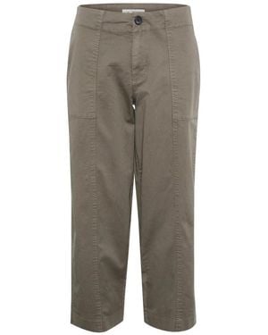 Part Two Straight Trousers - Grey