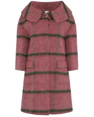 Stella Jean Single-Breasted Coats - Rouge