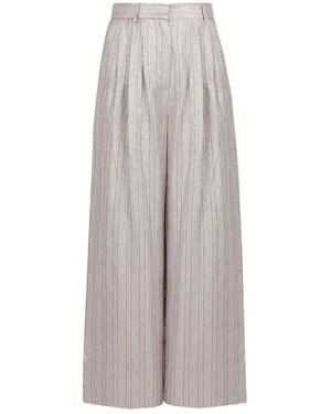 Ottod'Ame Wide Pants - Gray
