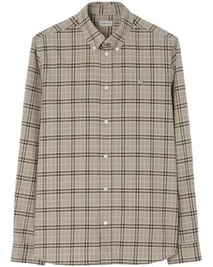 Burberry Casual Shirts - Grigio