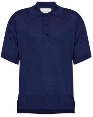 Ami Paris Ami De Coeur Polo - Blauw