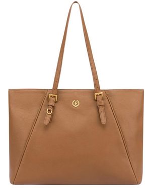 Pollini Tote Bags - Marrone