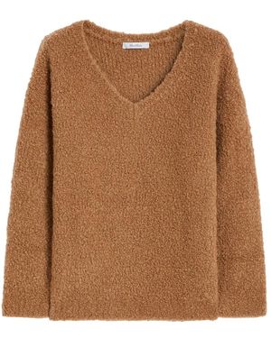 Max Mara V-Neck Knitwear - Bruin
