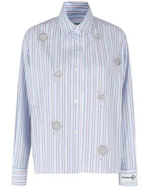 Des Phemmes Overhemden ,Blauw ,Classic Shirt